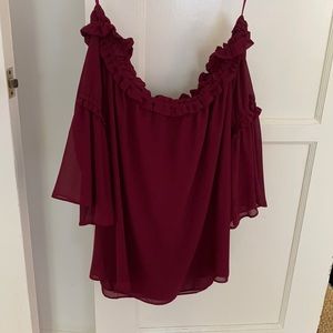 Off the shoulder blouse